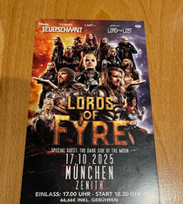 Konzertkarte lords fyre gebraucht kaufen  Maisach
