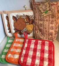 Acessórios de cozinha vintage Potholder Potholders alguns canhões comprar usado  Enviando para Brazil