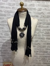 Black silver necklace for sale  LLANDUDNO