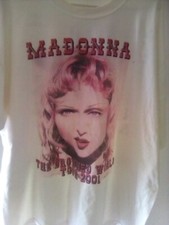 CAMISA MADONNA/WORLD TOUR XXL MUITO RARA! comprar usado  Enviando para Brazil
