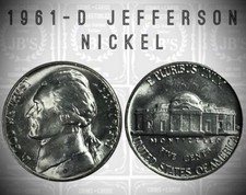 1961 jefferson nickel for sale  Nashville