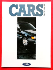 1987-88 FORD CARS Brochure inc Fiesta Escort XR3i Sierra Orion Scorpio ESTADO PERFEITO! comprar usado  Enviando para Brazil