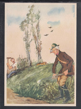 Cartolina umoristica scena usato  Italia