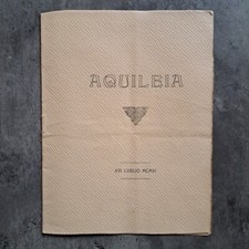 Aquileia poesie 1911 usato  Firenze