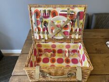 Picnic hamper basket for sale  BIRMINGHAM