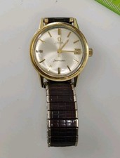 Omega Seamaster relógio de pulso cheio de ouro amarelo corrida automática com pulseira Speidel comprar usado  Enviando para Brazil