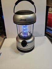 Lanterna de acampamento Jeep prata LED operada por bateria, usado comprar usado  Enviando para Brazil