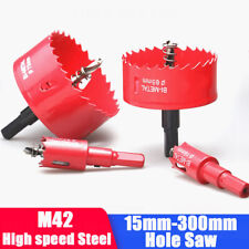 Serra de furo bi metal 15 mm-300 mm broca mandril piloto serra de furo metal madeira plástico comprar usado  Enviando para Brazil