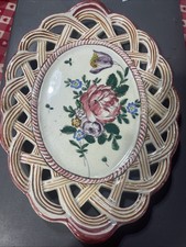 Piatto ceramica vecchia usato  Piacenza