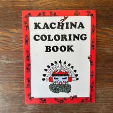 Kachina Coloring Book 1982 Hopi Native Indigenous Paperback VERY GOOD, usado comprar usado  Enviando para Brazil