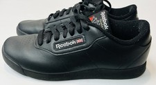 Usado, Tênis Reebok Classic Princess preto feminino com cadarço 7344 tamanho 7.5 levemente usado comprar usado  Enviando para Brazil
