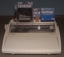 Usado, Máquina de escrever Brother GX 7750 Elec Port. Inclui fita/fita extra corr. Testado. comprar usado  Enviando para Brazil