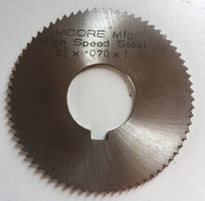Fresadora lateral e facial Moore Mfg HSS 2’ 3/4" X 0,70” X 1" furo - fresagem comprar usado  Enviando para Brazil