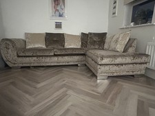 Crushed velvet corner for sale  BARNSLEY