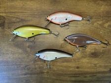 4 iscas de pesca vintage Bagley Balsa B - Batedores BB4, usado comprar usado 4 iscas de pesca vintage Bagley Balsa B - Batedores BB4, usado comprar usado  Enviando para Brazil