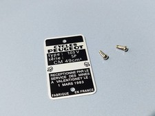 Plaque cadre peugeot d'occasion Plaque cadre peugeot d'occasion  Saulces-Monclin