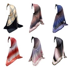 Fashion Woman 90x90cm Bandana with Floral Print Pattern Graceful Headscarf, używany na sprzedaż  Wysyłka do Poland