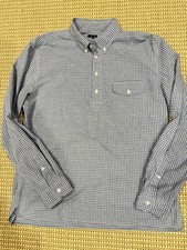 Crew gingham popover for sale  San Francisco