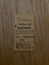 Fahrkarte deutsche reichsbahn gebraucht kaufen  Limbach-Oberfrohna