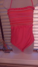 Bright pink swimsuit for sale  WHITLEY BAY