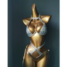 Swimwear rhinestone bling for sale  MANCHESTER