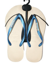Chinelo tanga fina HAVAIANAS tamanho 5 EUR 37/38 azul bege comprar usado  Enviando para Brazil
