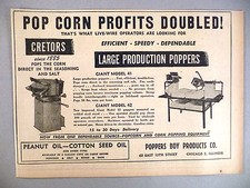 Cretors popcorn popping for sale  USA