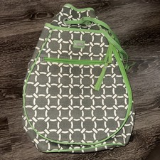 Mochila de tênis Ame and Lulu Game On verde listras azuis brancas comprar usado  Enviando para Brazil