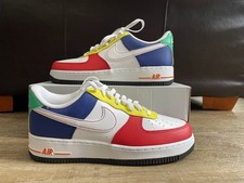 Nike Air Force 1 ‘07 LV8 Cubo Rubik Baixo Branco Vermelho Universitário Tamanho 9.5 FN6840-657 comprar usado  Enviando para Brazil