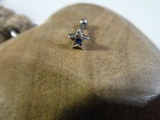 PIERCING Helix Nase Septum - Edelstahl silber - STERN blau comprar usado  Enviando para Brazil