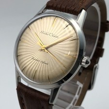 Manutenção OH, Vintage 1960 Seiko Crown Mostrador Raro J14065 Corda Manual Japão #2074 comprar usado  Enviando para Brazil