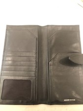 Black genuine leather for sale  LEEDS