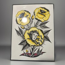 Tattoo flash yellow for sale  Milton