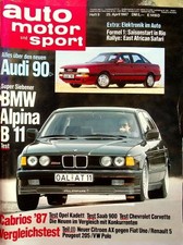 Usado, 2) Auto Motor Sport AMS 09/1987 - Citroen AX 10 RE mit  - Fiat Uno Fire mit 44P comprar usado  Enviando para Brazil