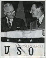 1949 Zdjęcie prasowe Prezydent Harry S. Truman i Harry S. Firestone Jr. na sprzedaż  Wysyłka do Poland