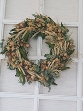 Trockenblumen kranz 40 gebraucht kaufen  Molbergen