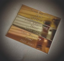 50mm 15mm engraving for sale  COATBRIDGE
