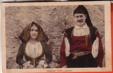 Cartolina costumi sardi usato  Montegranaro