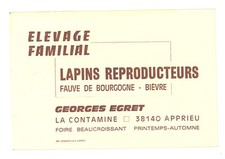 Carte commerciale élevage d'occasion  Rognonas