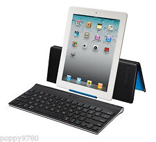 Usado, Teclado sem fio Logitech iPad Air Pro 9.7, 12.9, 11 e mini 2, 3 com capa de suporte comprar usado  Enviando para Brazil