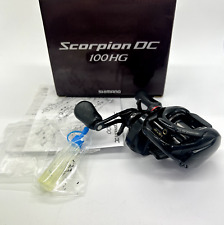 Carrete de fundición de cebo derecho Shimano 17 Scorpion DC 100HG 7,2:1 con caja en stock segunda mano  Embacar hacia Mexico