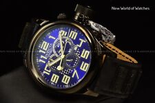 RARO invicta Russian Diver 1959 52mm FEITO NA SUÍÇA relógio pulseira de couro mostrador azul comprar usado  Enviando para Brazil