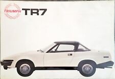 Triumph tr7 brochure for sale  BIGGLESWADE