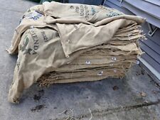 SACOS DE GRÃOS DE CAFÉ DE JUTA BURLAP ARTESANATO JARDIM "FRETE RÁPIDO NO MESMO DIA" comprar usado  Enviando para Brazil