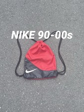 Mochila Nike 90s00s Archive Tech preta/vermelha grande com bolso com zíper comprar usado  Enviando para Brazil
