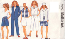 3092 patron butterick d'occasion  Saint-Paul-Trois-Châteaux