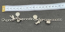 Silver charm bracelet for sale  SAFFRON WALDEN