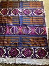 Vintage handwoven printed for sale  Dover
