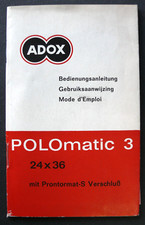 Emploi adox polomatic d'occasion  Colmar