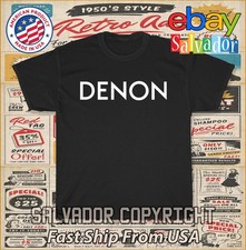 Camiseta masculina Denon amplificador alto-falantes receptor camiseta americana comprar usado  Enviando para Brazil